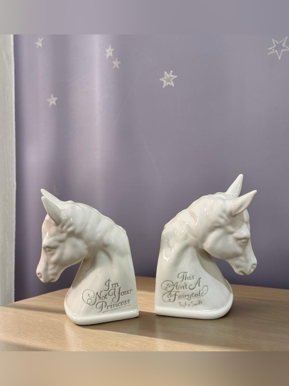 Taylor Swift Fearless Taylor’s Version Bookends White Horse Swiftie